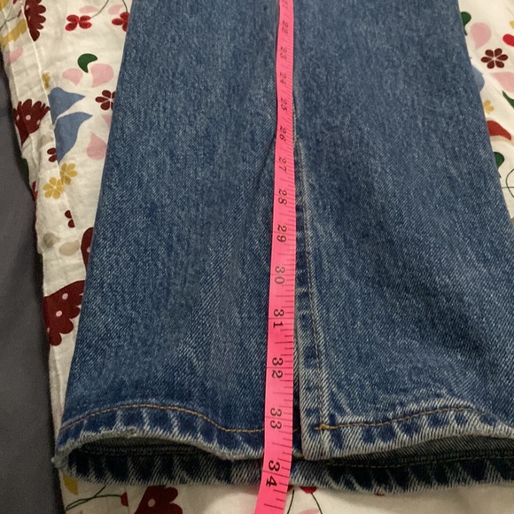 Zara TRF jeans Wide-leg split high waisted azul - Picture 15 of 15